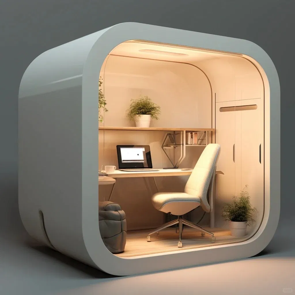 Video Technology, Online and Site Support Portable Soundproof Room Mobile Home
