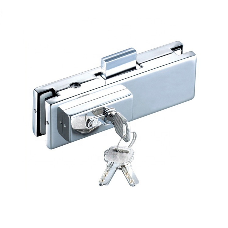 Tempered Glass Door Stainless Steel Lock Patch Fitting