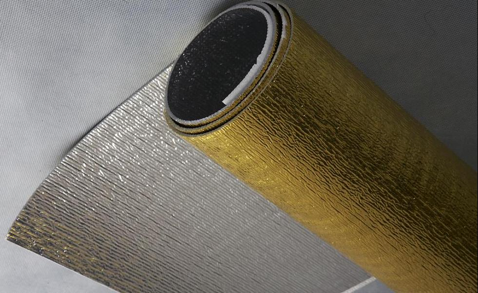 Double Sided Gold Aluminum Film EPE Foam for Heat Insulation