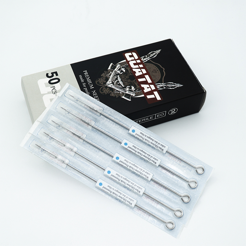 50PCS Custom-Tattoo-Needle-Box Traditional Tattoo Needle