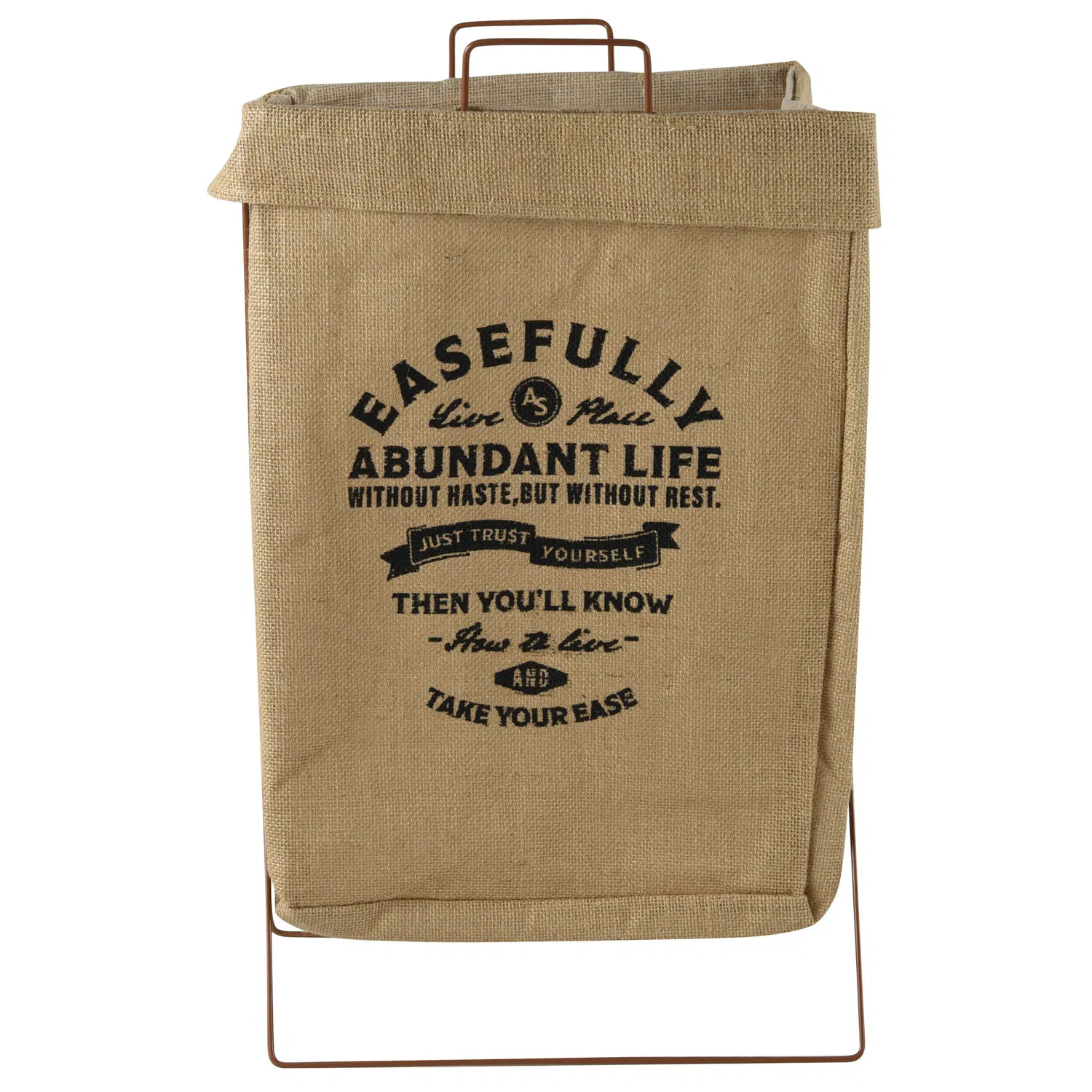 Iron Frame Foldable Laundry Basket