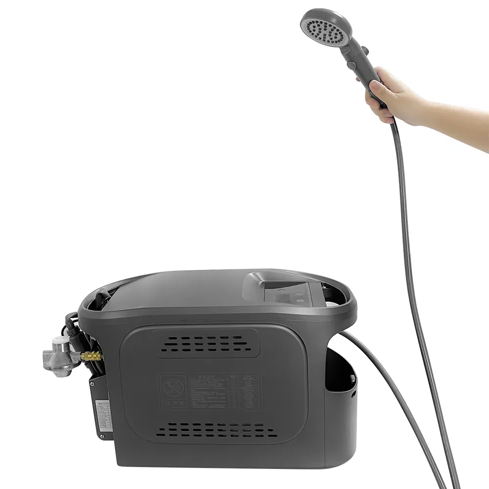 Outdoor Gas Water Heater Portable Battery Powered with Water Pump