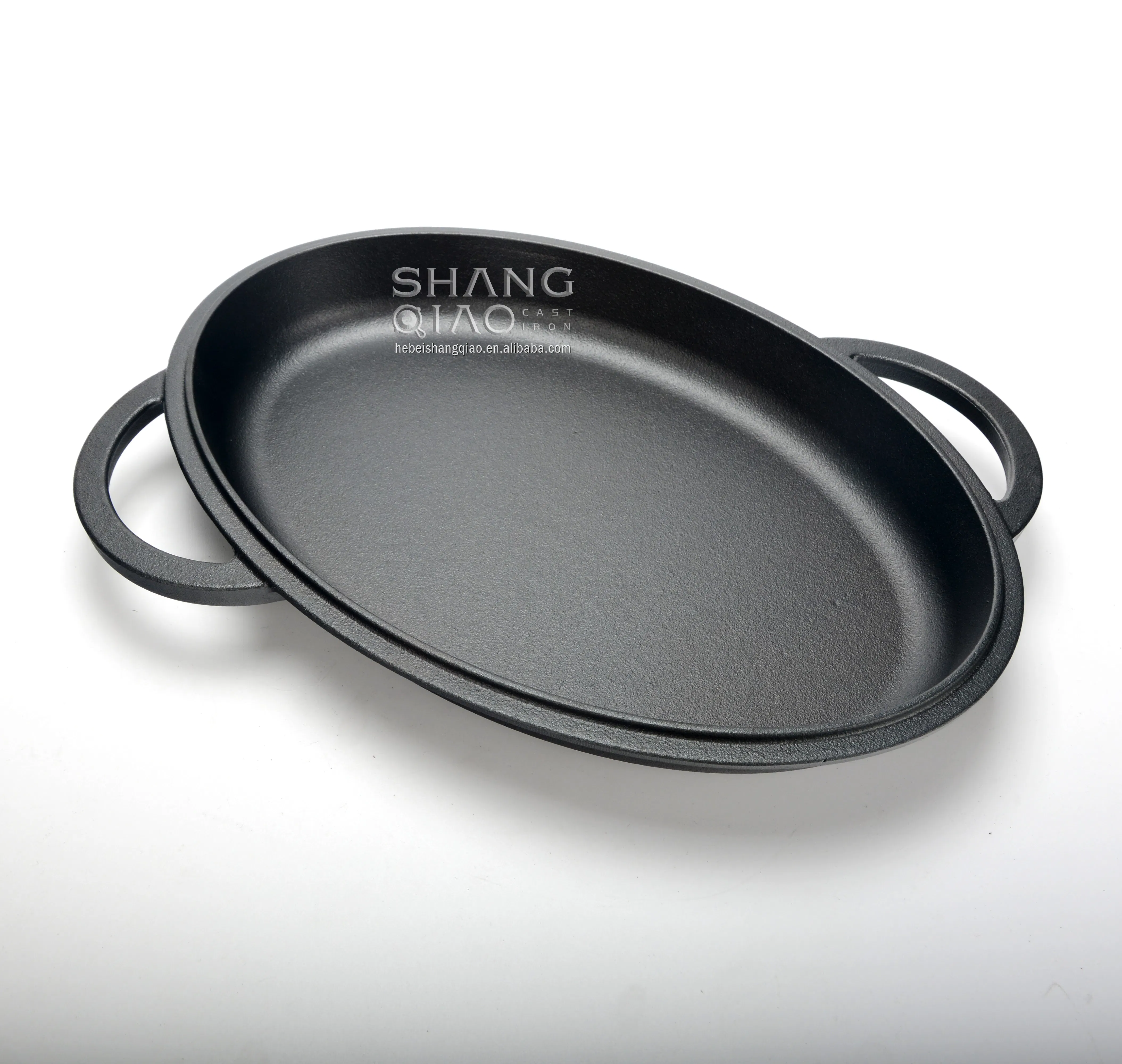 Чугунный овальный комбо-котелок с корзиной для расстойки