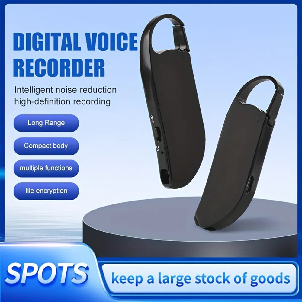 Диктофон V11 8GB с шумоподавлением и голосовой активацией