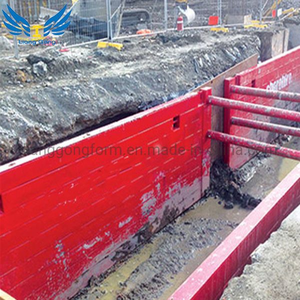 China Manufacturer Durable Trench Shields Trench Shoring Trench Box Safe Steel Formwork System for Ditch Construction