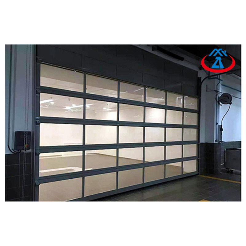 Aluminum Garage Door with Tempered/Frosted Glass