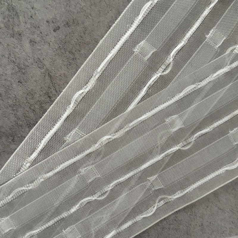 Manufacture Customized Transparent Wave Curtain Tape