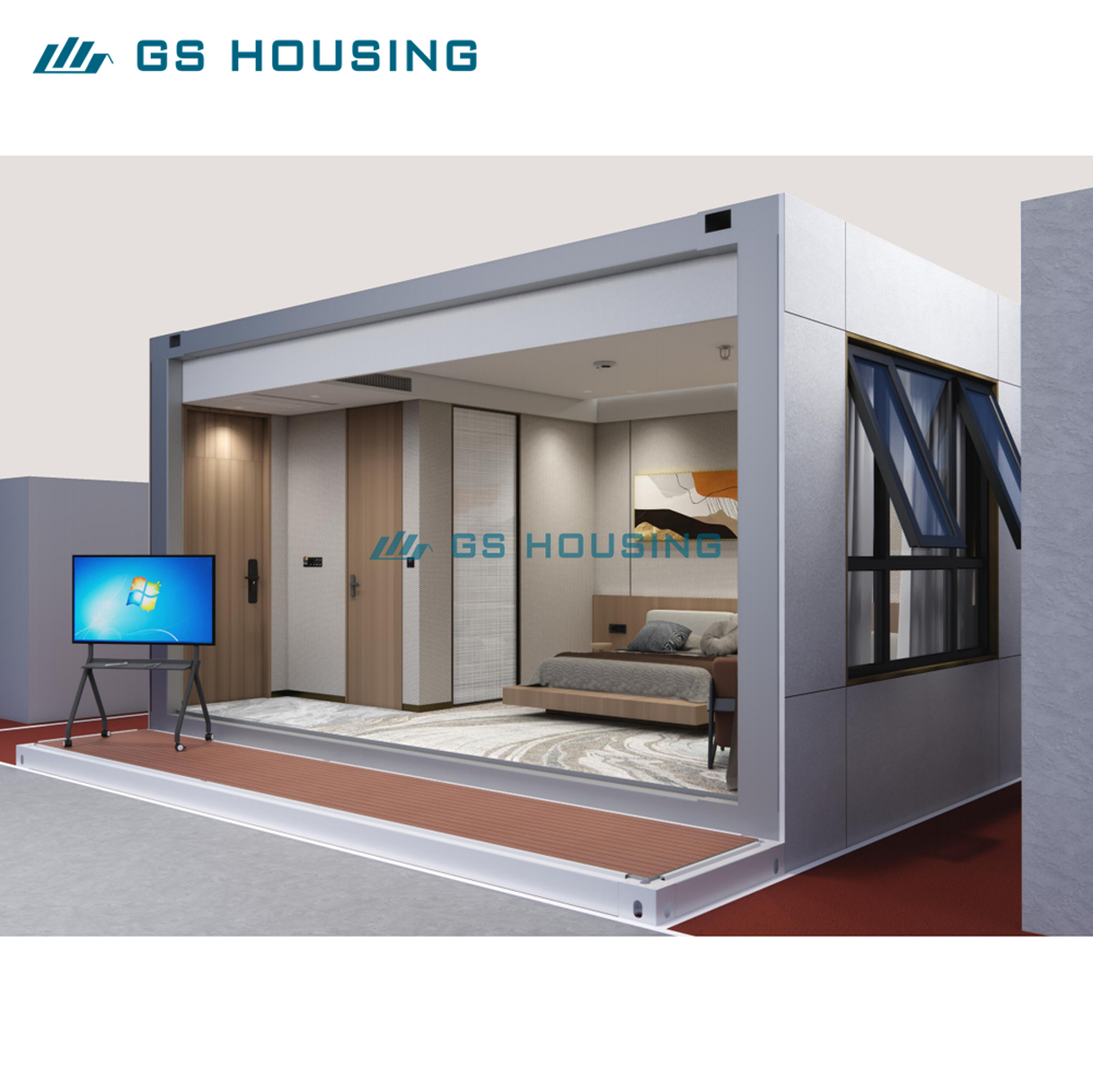 Fire-Proof Customized Steel Frame Prefab Hotel Container Comfortable Custom Made Modern Portable Economical Luxury Prefab Modular Container Hotel