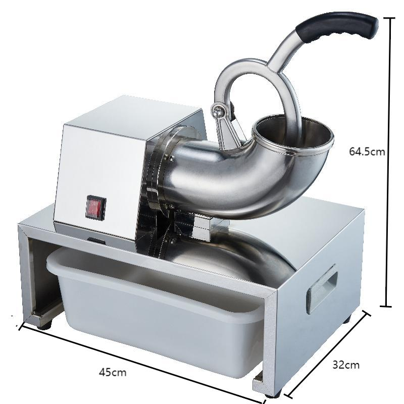 OEM Commercial Ice Crusher Machine Semi Automatic Crushed Ice Breaker
