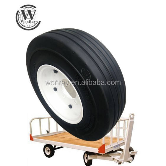 Цельная шина 4.00-8 для трейлеров и аэропортов