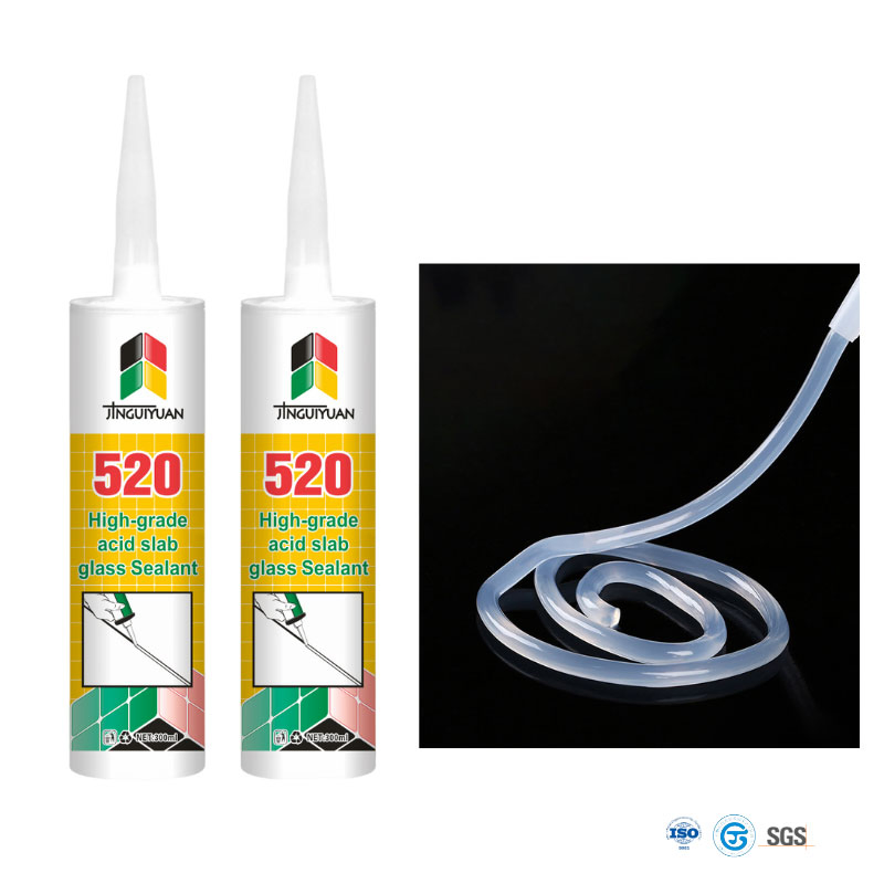 Strong Bonding High Stength Fast Cure Factory Direct Acetic Glass Silicone Sealant