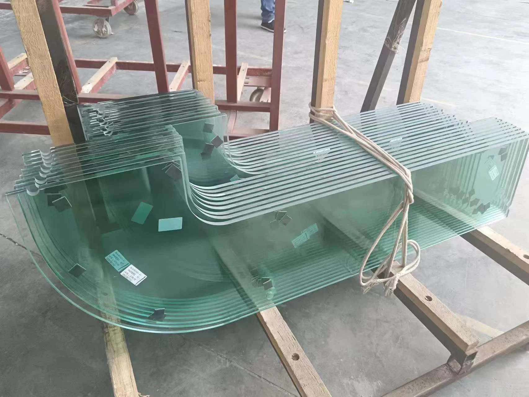 Decorative Transparent Tempered Ribbed Reeded Moru Wave Fluted Glass/Art Figured Textured Sheet Glass/Pattern Glass Panel