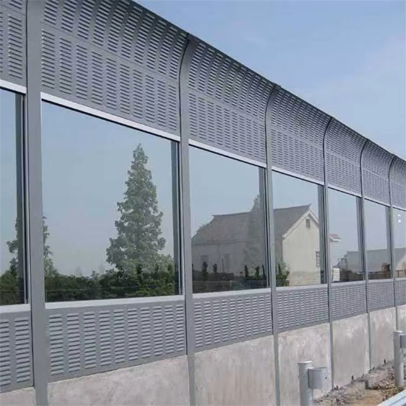 Noise Cancelling and Sound Absorbing Barrier Panels Fencing Polyester Noise Barrier Wall Construction Noise Reduction