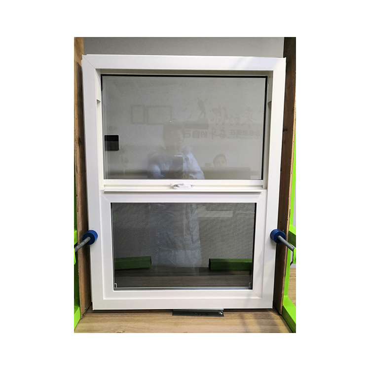  High Quality Waterproof Customized Frame Color American Style UPVC Windows Vinyl Single Hung Window