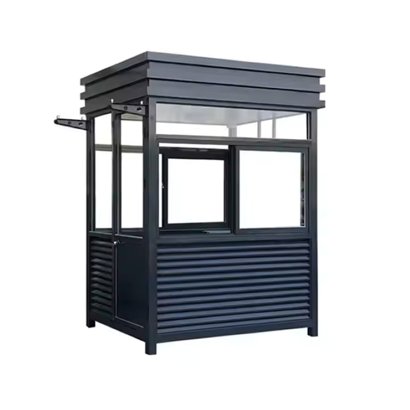 Hot Sale Portable Easy Assemble Steel Structure Prefabricated Modular Mobile Security Guard Container Houses for Sentry Kiosks