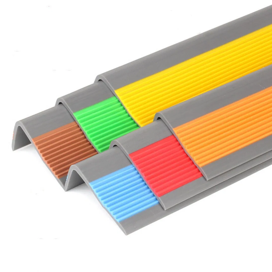 Rubber Safety Stair Tread Nosing Non-Slip Stair Nosing Protector