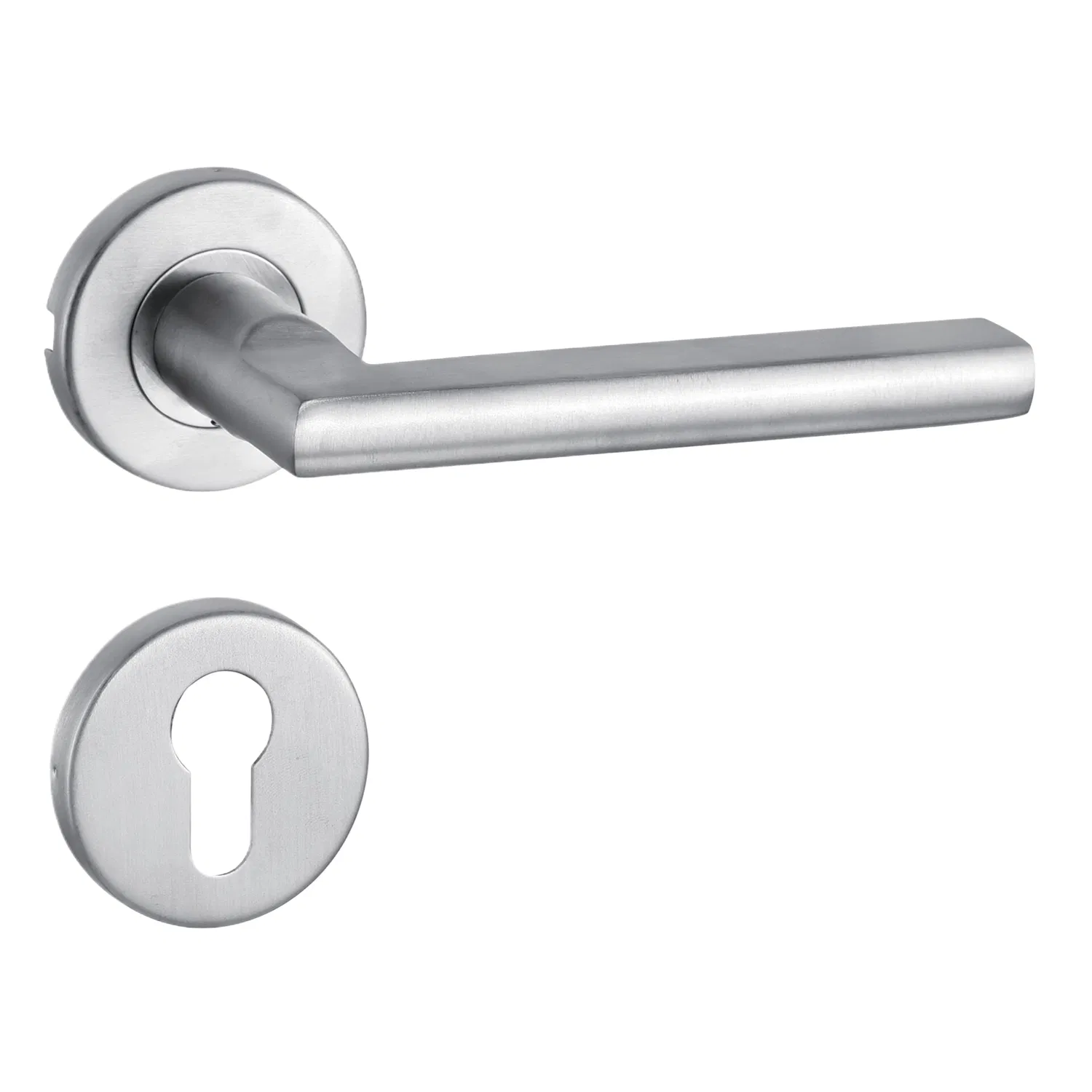 Durable Stainless Steel Split Door Handle with Anti-Theft Design
