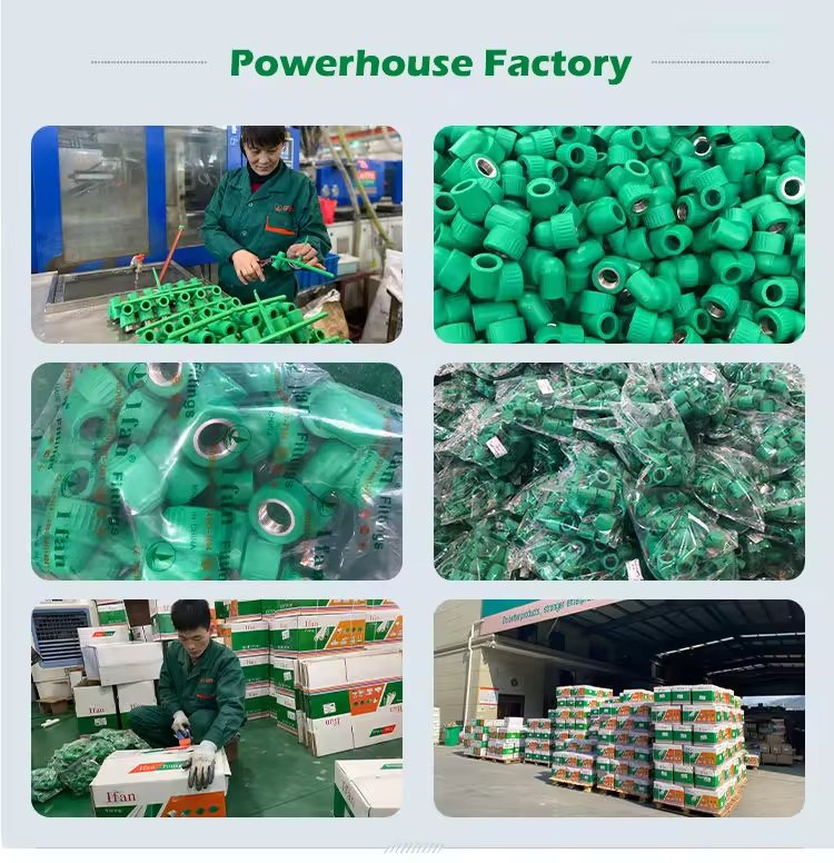 Ifan Hot Selling Plumbing Materials Polypropylene PPR Fitting Water Pipe Fittings