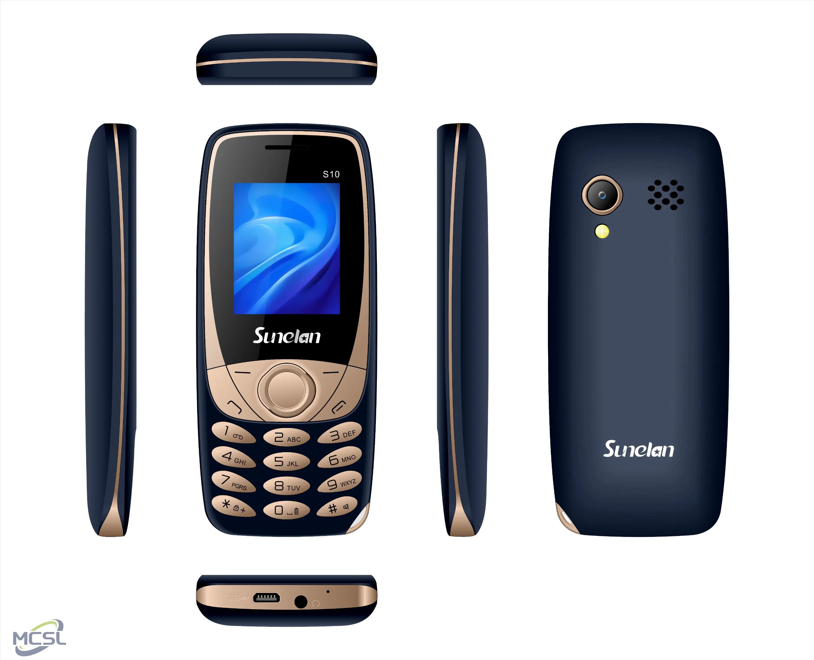Кнопочный телефон Sunelan S10, 1.77 дюйма, 2G