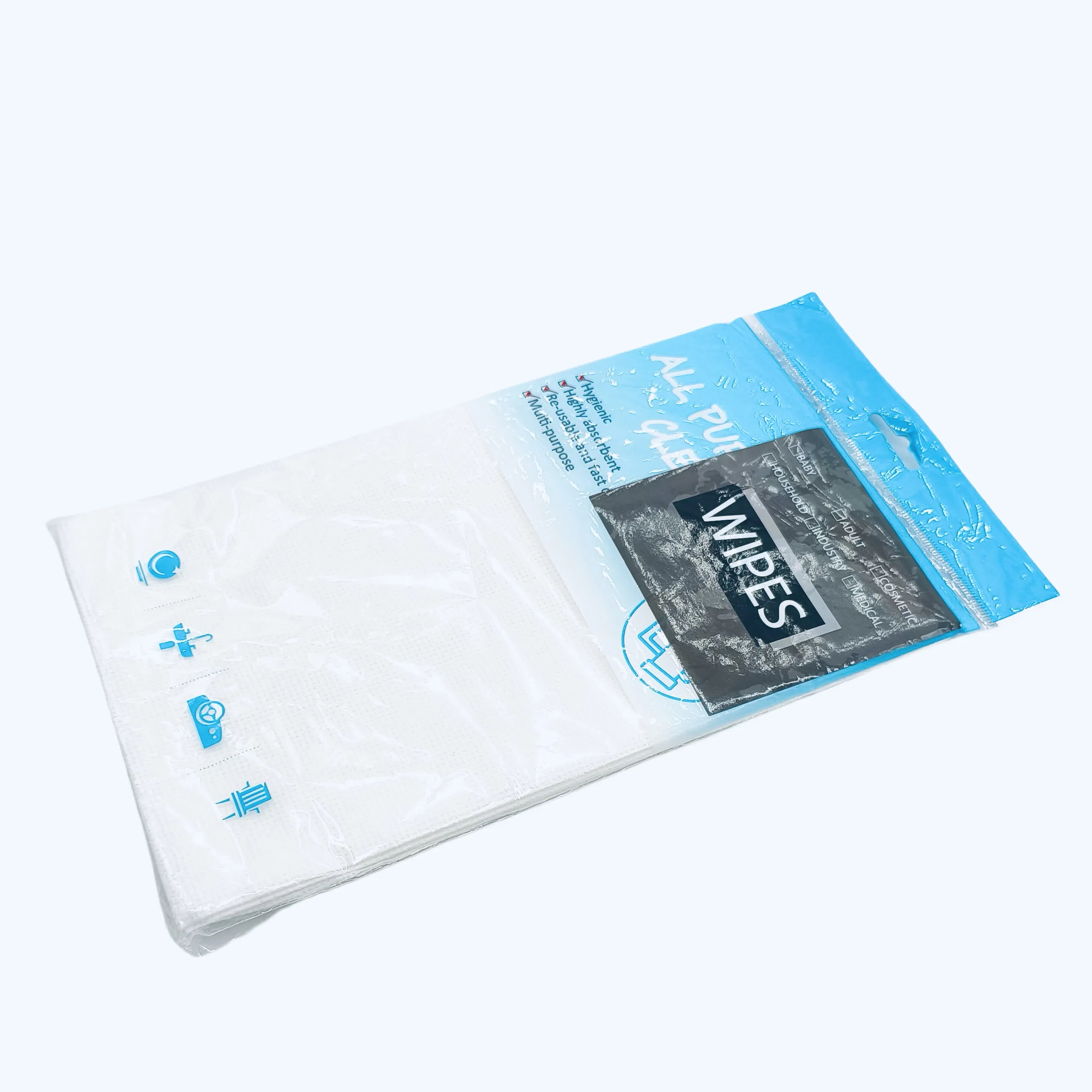 Eco-Conscious Kitchen Towel Disposable Spunlace Nonwoven Dry White All Purpose Washing Towel Kitchen Cleaning Wipe