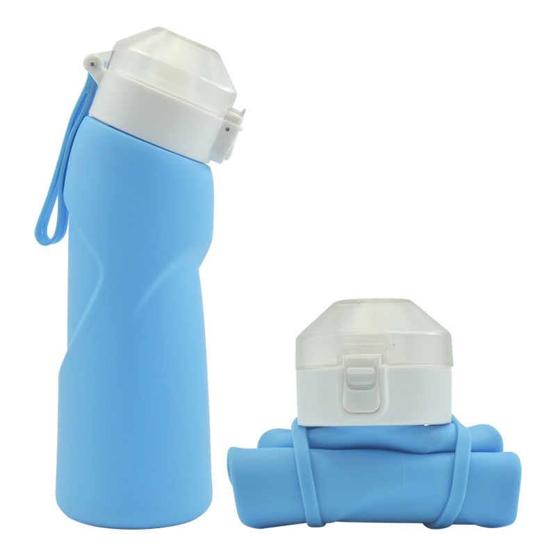 Складная силиконовая кружка для путешествий, 700 мл