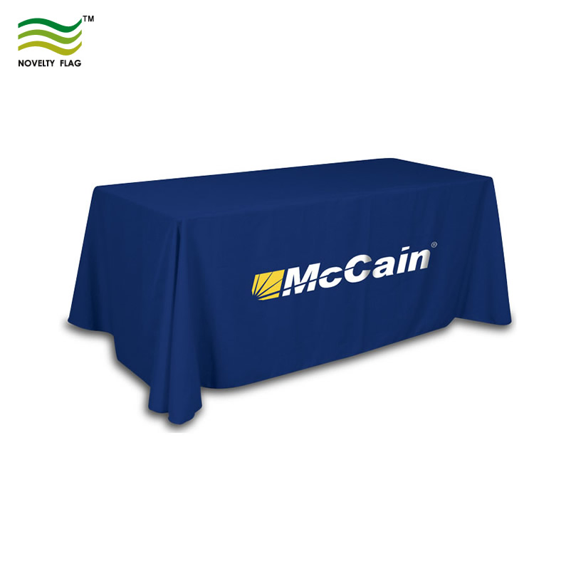 Custom Logo Printing Polyester Table Cloth, Table Skirts, Table Throw (J-NF18F05028)