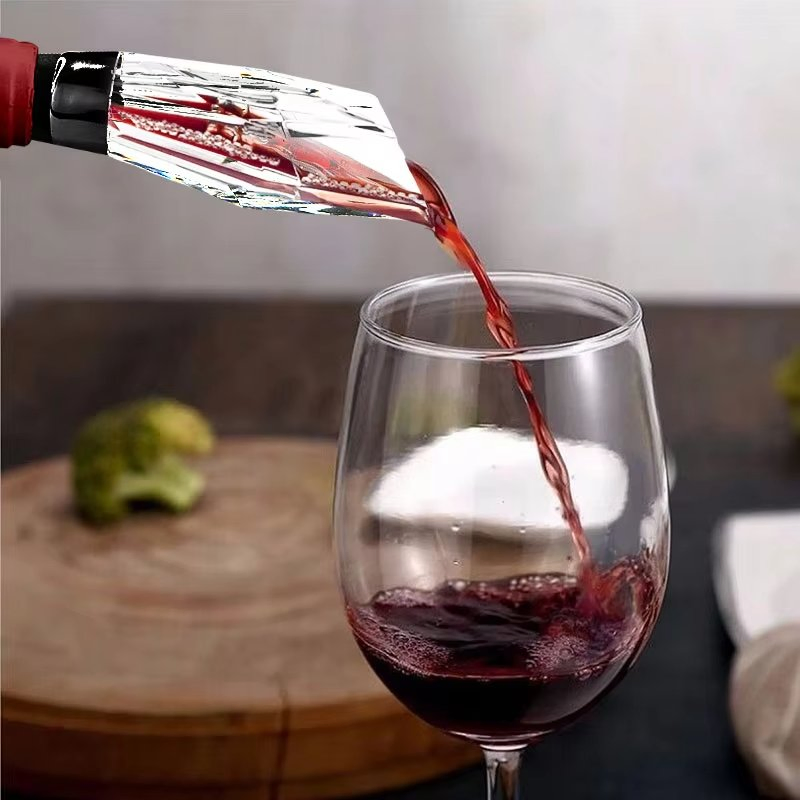 Eliminates Leaks Spills Easily Washable Small Size Easy-Carrying Wine Pump Aerator Dispenser Quick Aerating for Bulgariana