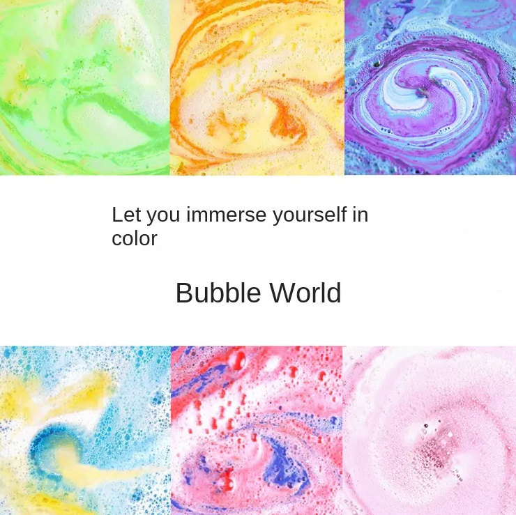 Online Wholesale and Retail Colorful Foot Pedicure Bath Bombs Custom Bath Bom Ball SPA Foot Bath Bombs Bath Balls in Gift Set for Pedicure