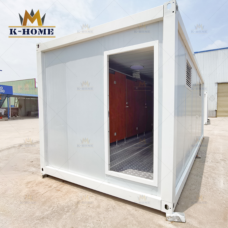 Prefabricated Public Mobile Portable Modular Container Ablution Block Units Restroom Facilities Construction Site Toilet Supplier