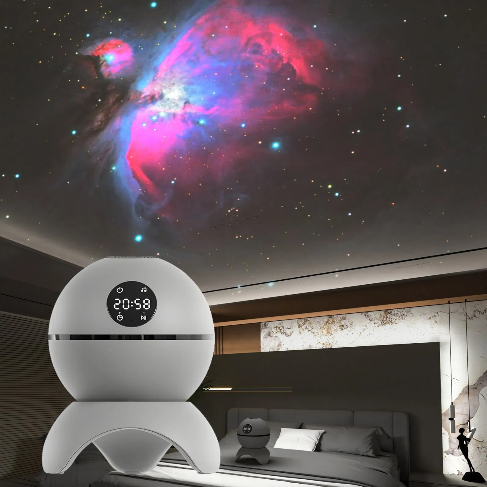 Проектор 185 Planet HD, беспроводной, для кемпинга