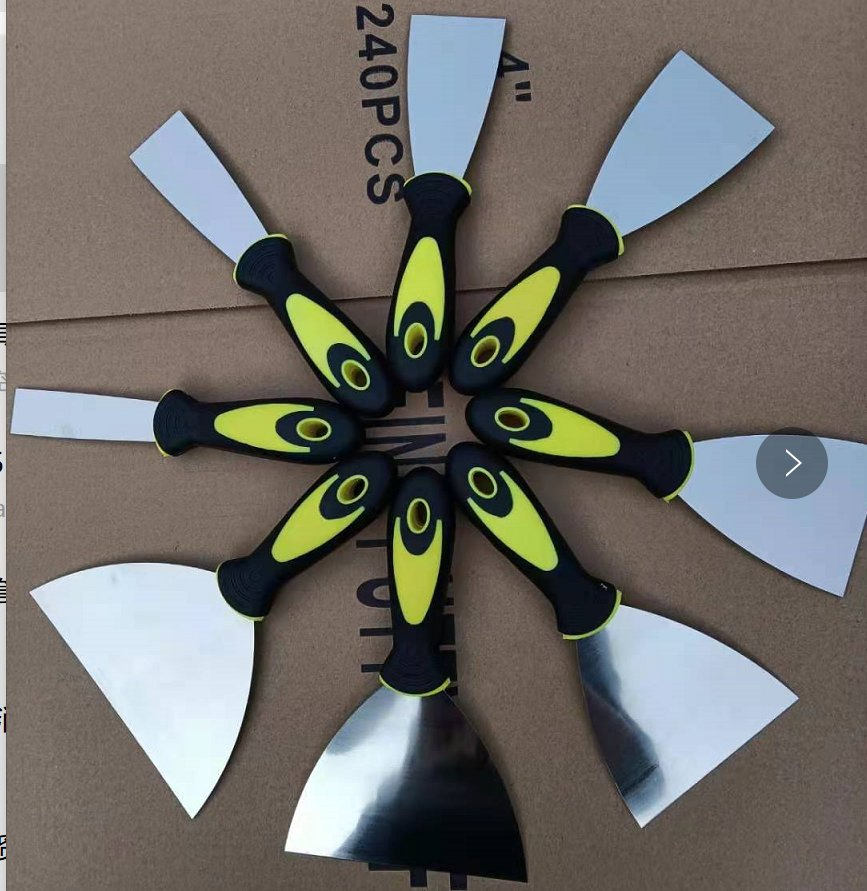 Versatile Rigid Scraper Tool for Efficient Paint and Rust Removal