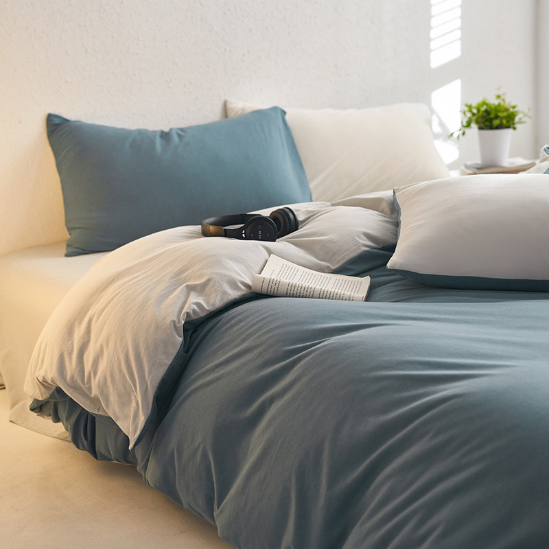 Cotton Fiber Anti-Static Skin-Friendly Bedspread and Ultra-Soft Breathable Grounding Bed Sheet Set