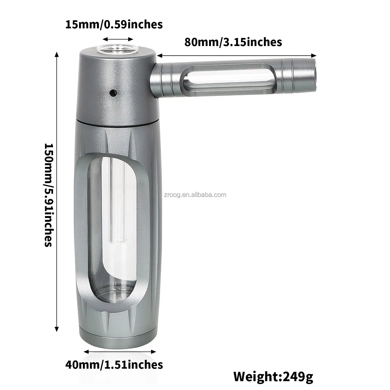 Portable Glass Smoking Hand Pipe Glass Oil Burner Water Hookahs Oil Rigs Beaker Base DAB Rig