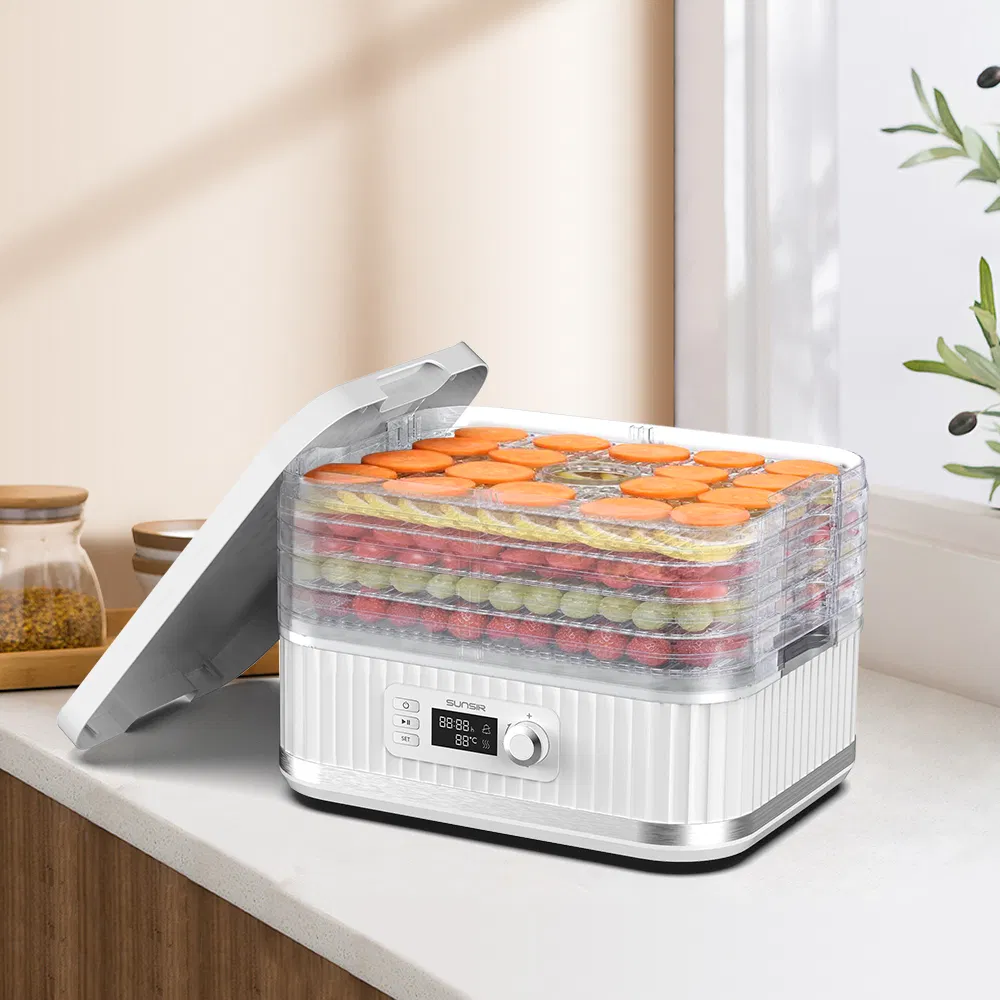 High-Power Food Dehydrator with Adjustable Timer and Temperature