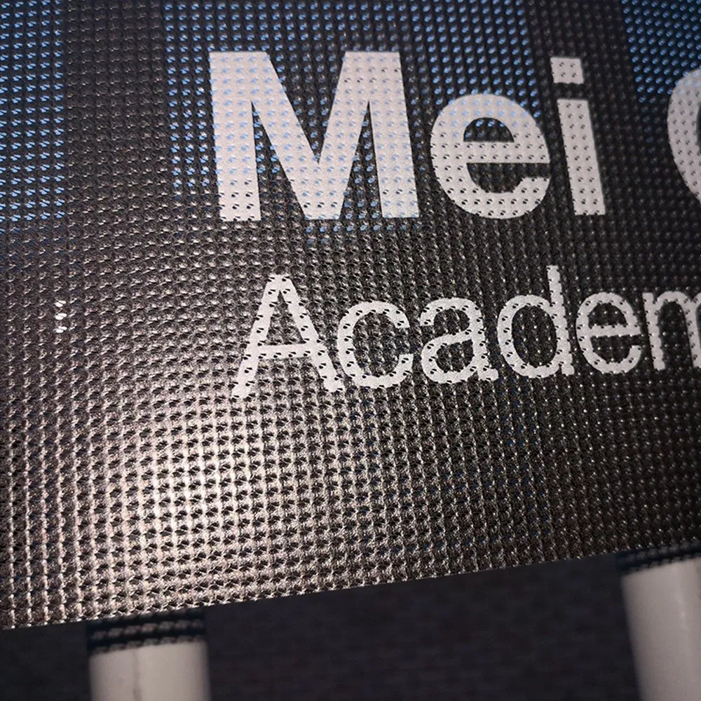 Outdoor Sports Advertising Display PVC Flex Mesh Fence Banner