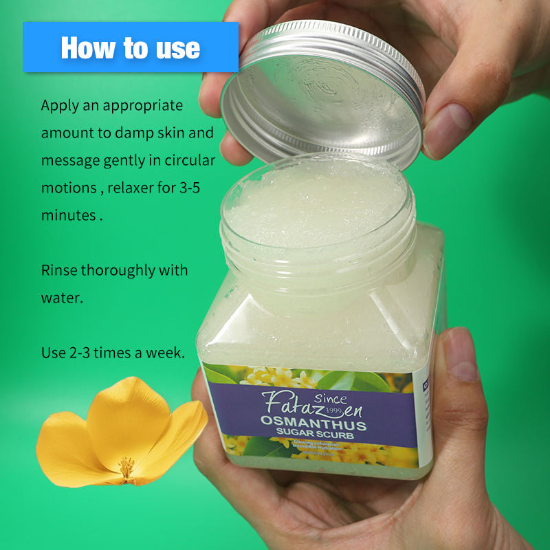 High Quality Fatazen Skin Brightening Scrub Cream Deep Cleansing Dead Skin Remove Face Exfoliating OEM Body Scrub Wholesale