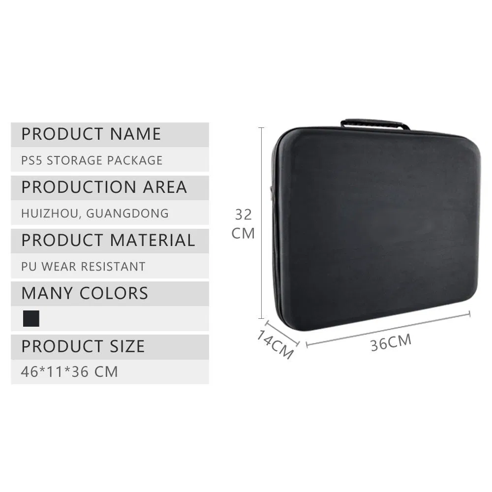 Wholesale Handheld Game Console Accessories Pack Shoulder Handbag Protective Storage Carrying Case Bag for PS5