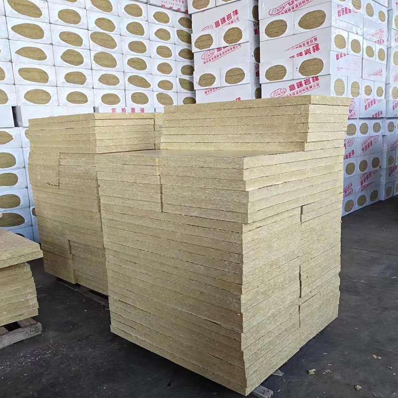 Heat Preservation Sound Insulation Rock Wool Sandwich Panel Wall and Roof Sheet Rock Wool Board