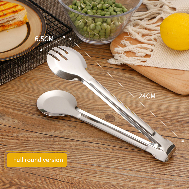 Food Grade Home Kitchen Utensils Stainless Steel Food Tongs for Restaurant Buffet