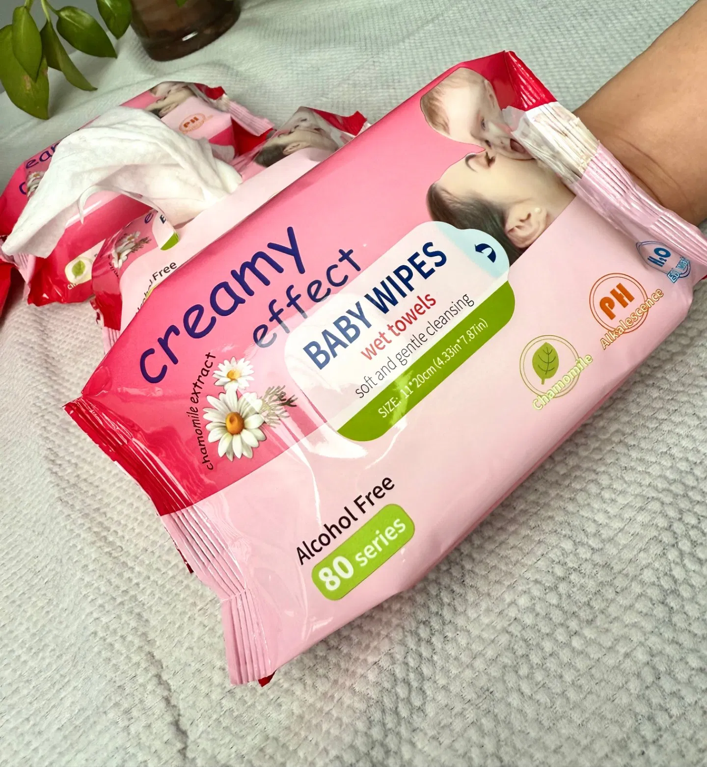 Baby Wet Wipes Clean Hand Non-Woven Babies Water Wipes One Use
