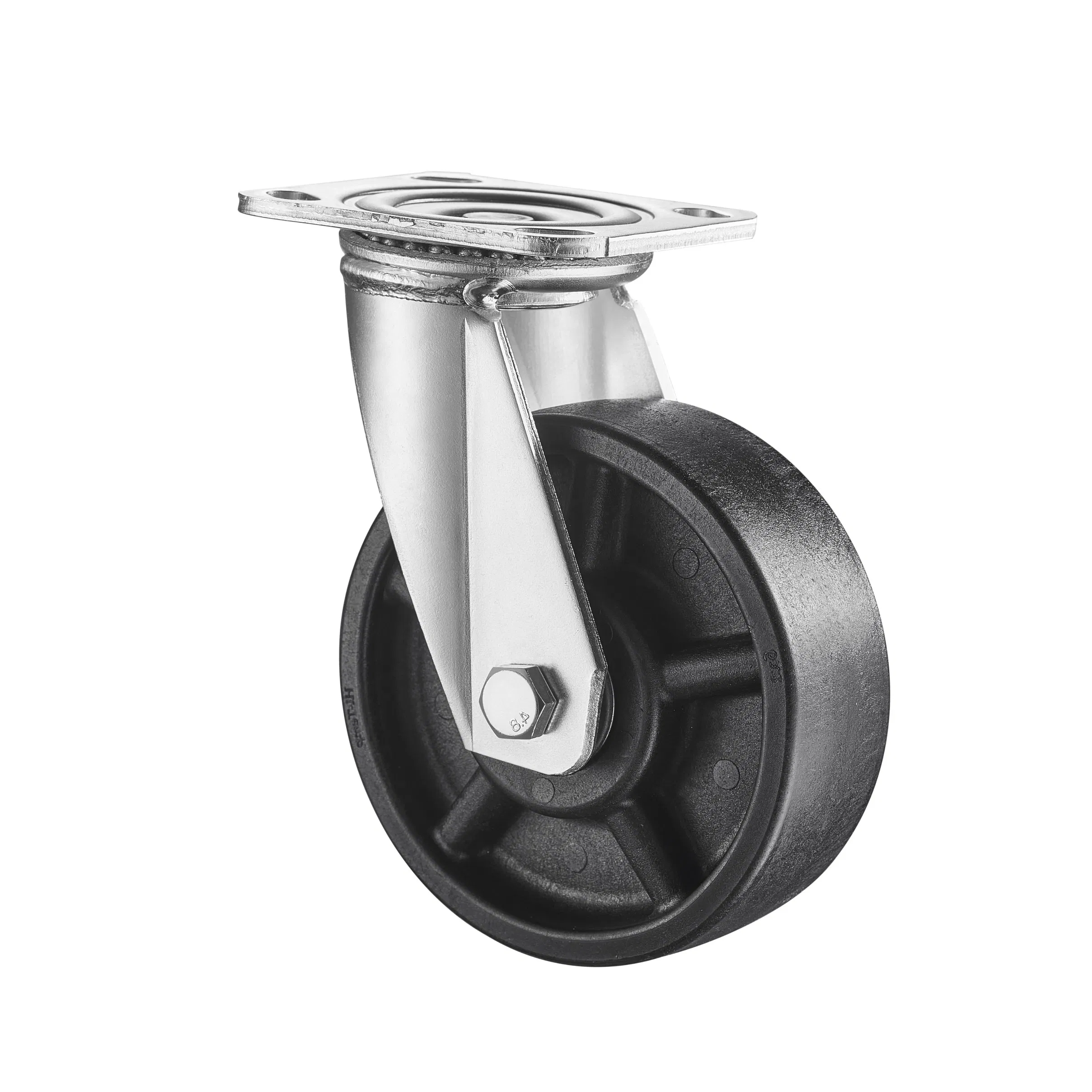High Temperature Resistance Casters Heated Wheel 4 5 6 8 Inch Heavy Duty