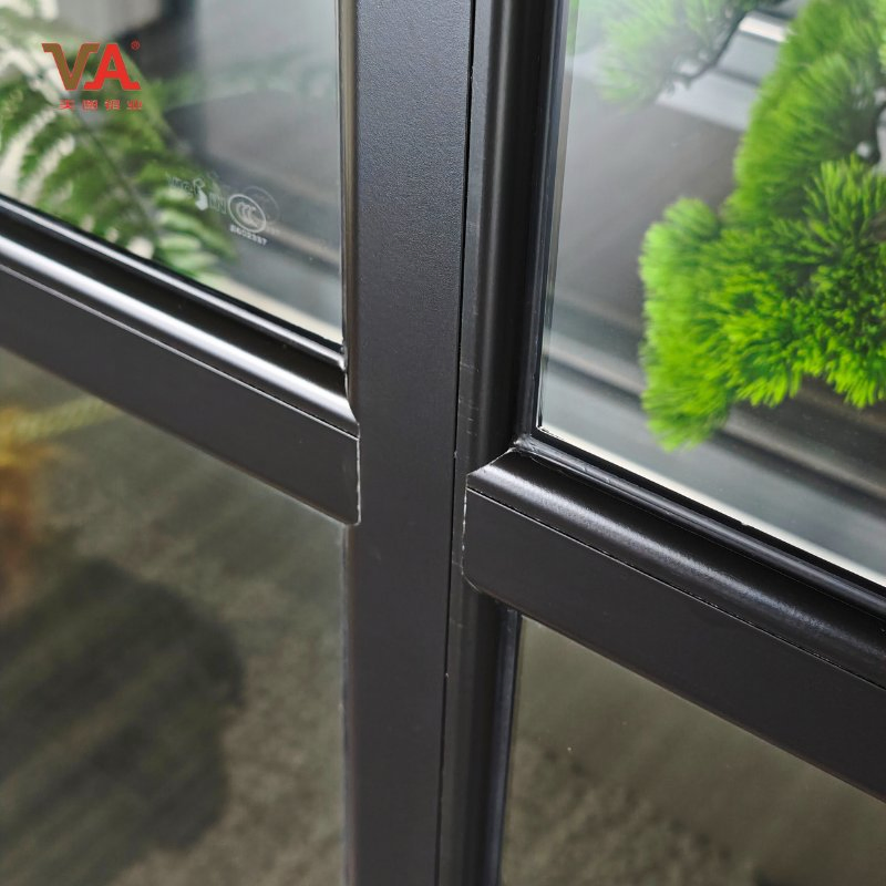 High-Performance Thermal Insulation Energy Saving Tempered Glass Frosted Privacy Design Modern Home Fix Window High Quality Aluminum Widnow Frames