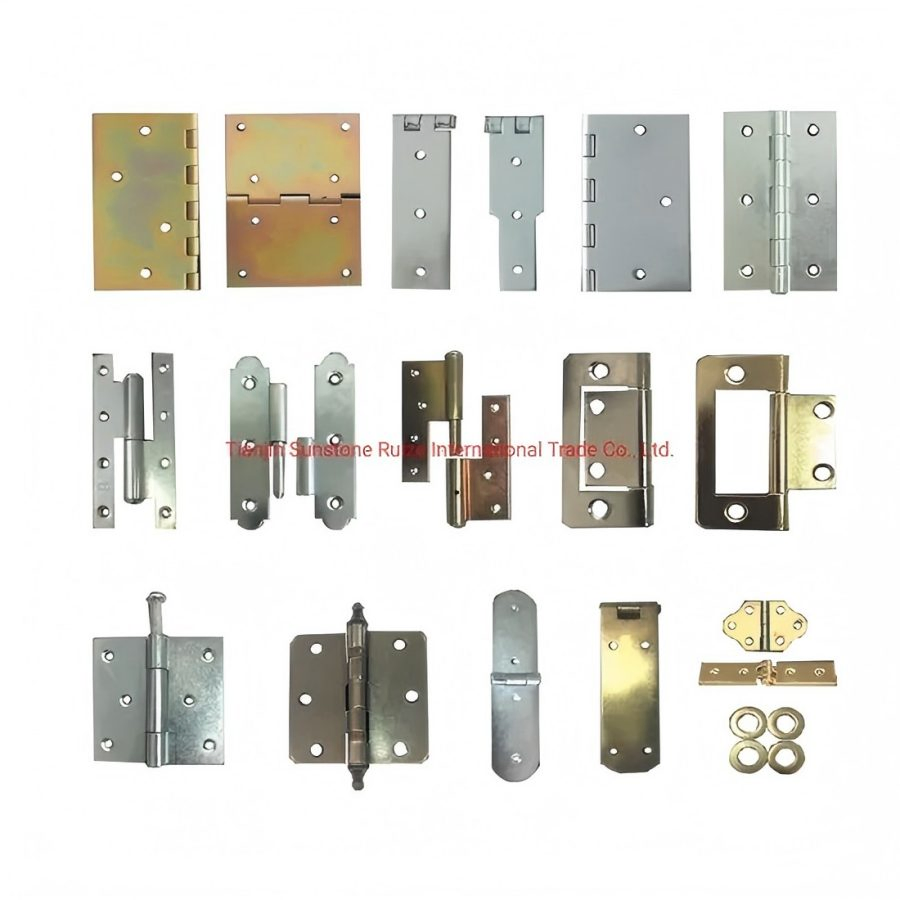 DIY Decoration Furniture Garden Zinc Plate Stainless Steel Brass Nickel Iron Hinge
