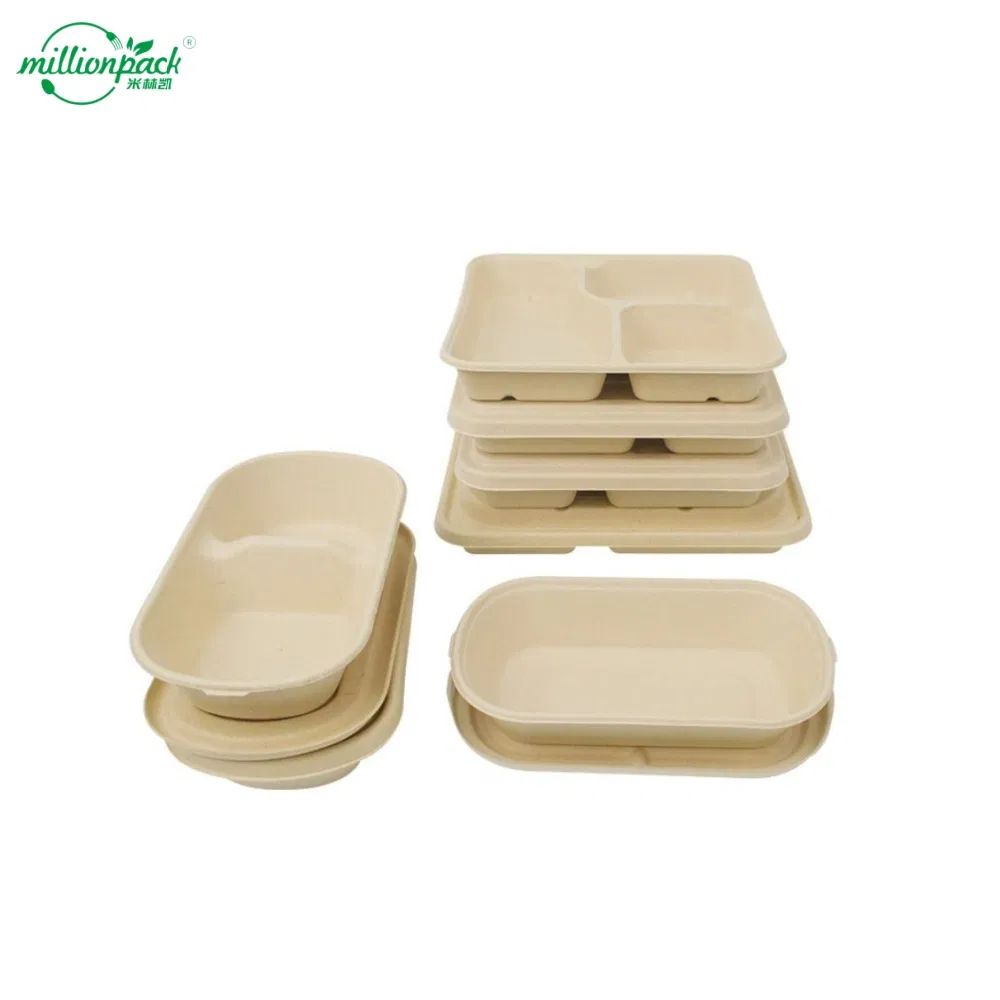 Industrial-Strength Sugarcane Bowl Square Container for Delis with Double Walls