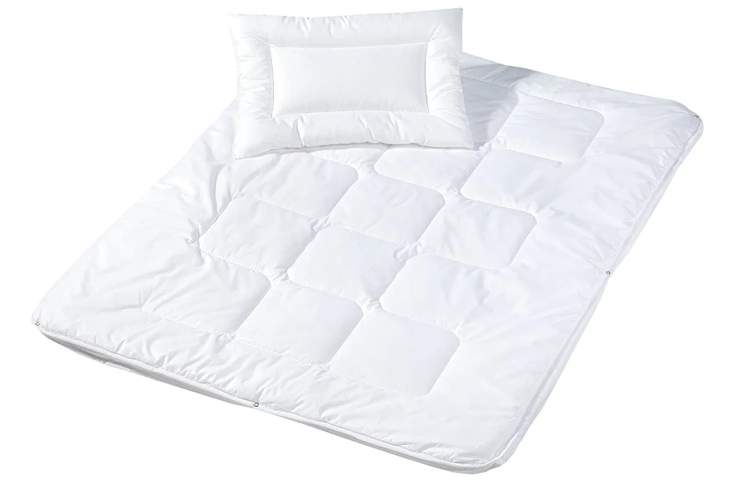 4 Seasons Duvet Set for Cot - 18 Months and More - Certified Chemical Free Bedding Set for Kids