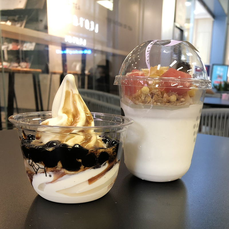 Hot Sell High-Quality Pet PP PS PLA Paper Cups with Lid and Bottom Box Paper Soup Bowl 250-1000ml