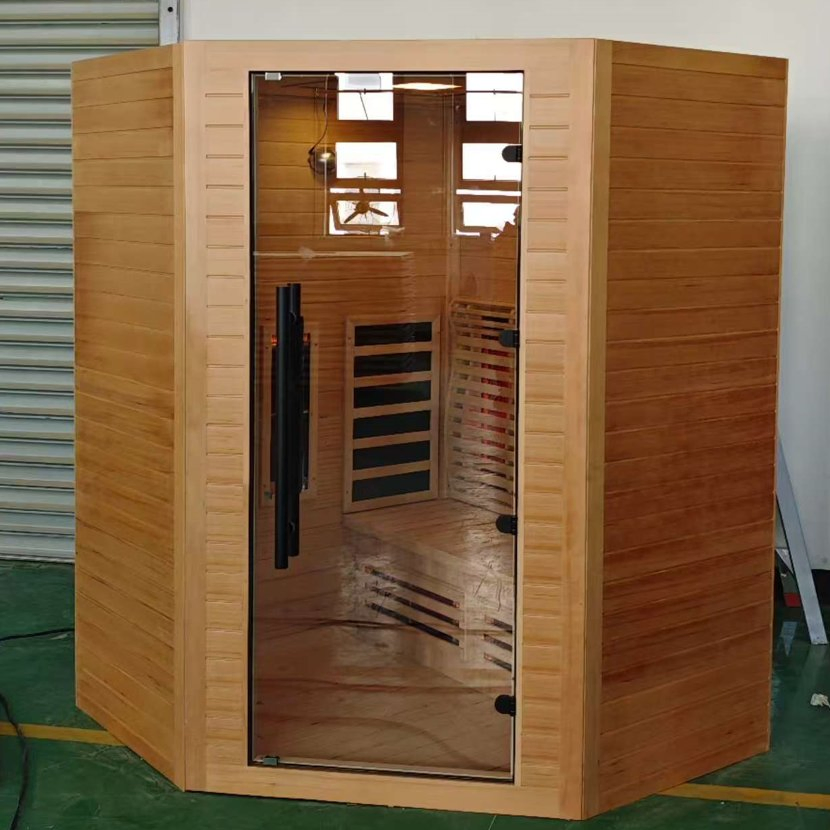 Элитная сауна Catalonia на дровах, золотой дизайн