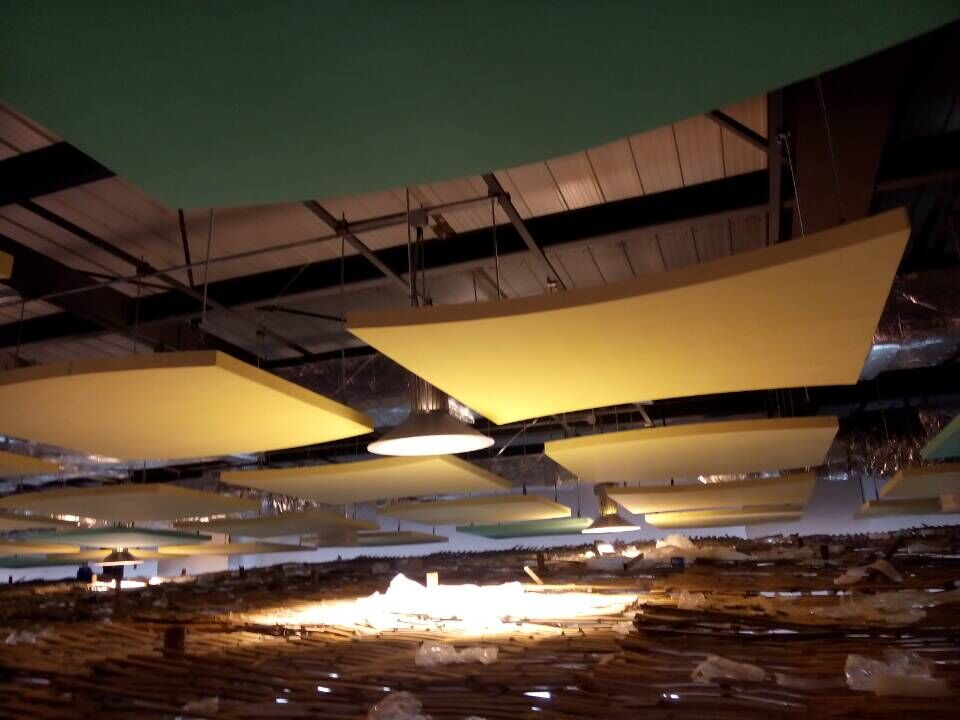 2020 Interior Decoration 120000*1200mm Metal Fiberglass Ceiling Design