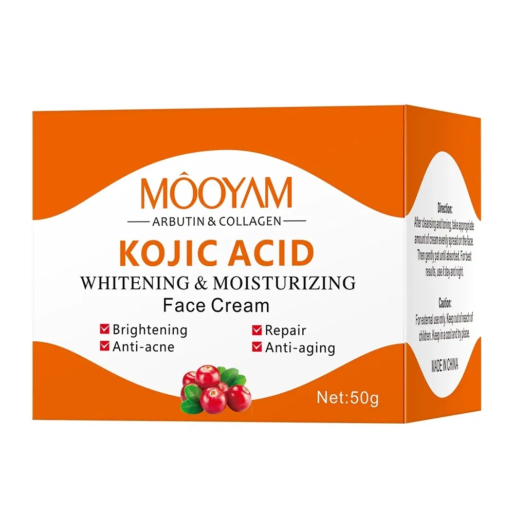 Kojic Acid Cream Whitening Remove Melanin Dark Spots Cosmetic Nourishing Resurfacing Fade Skin Care Lighting Cream