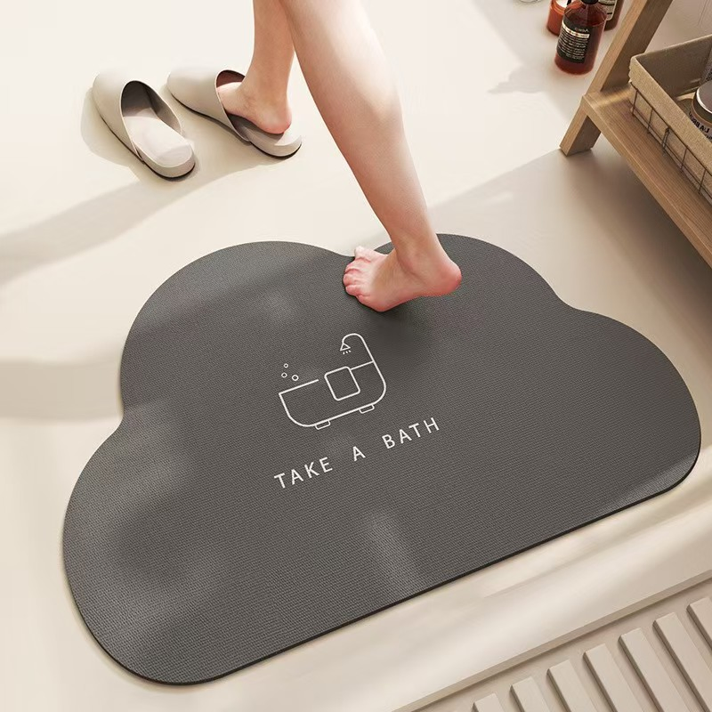 Extra Thick Hair-Free Surface Low Price Bathroom Anti Slip Floor Mat